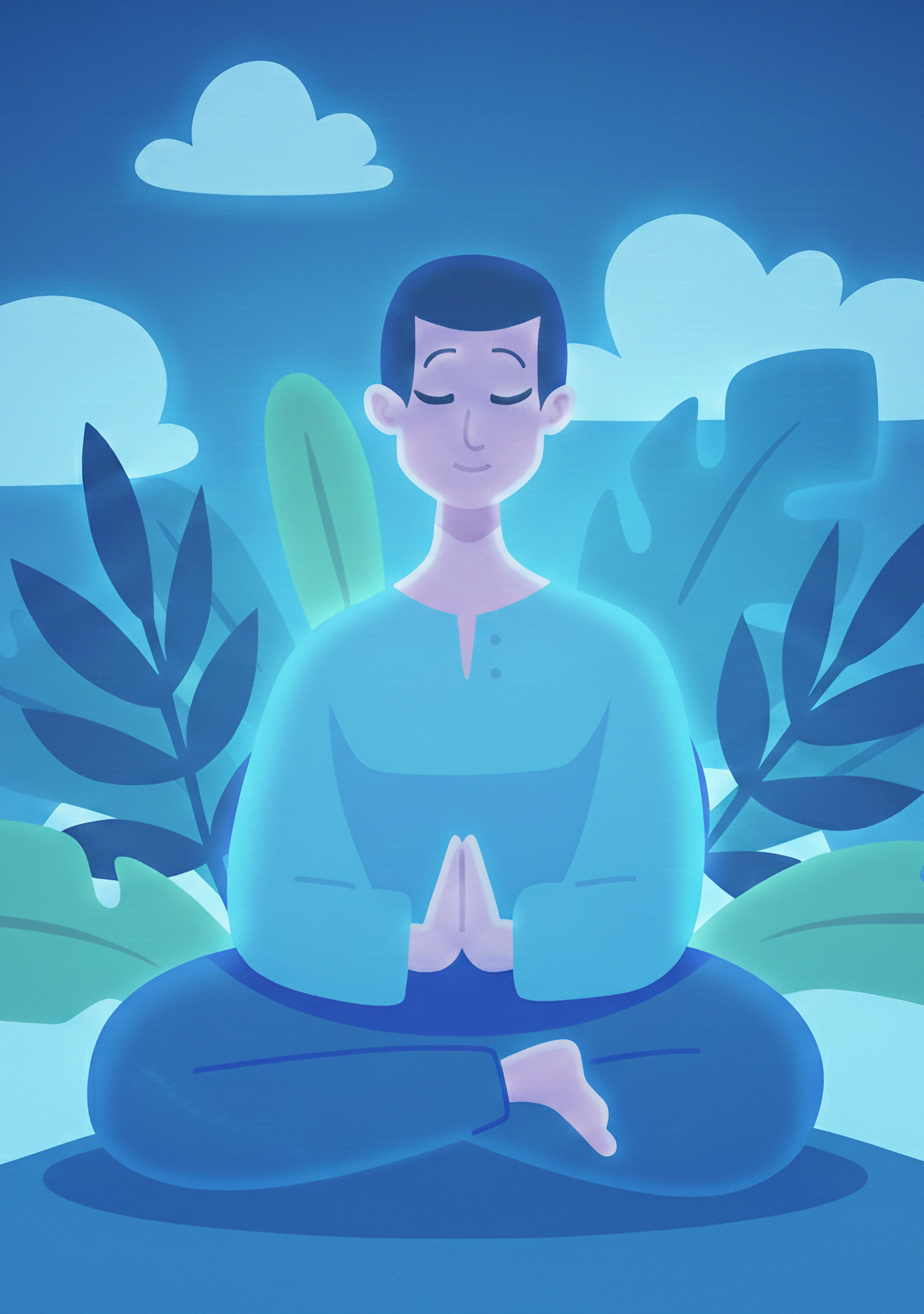 Meditation Illustration